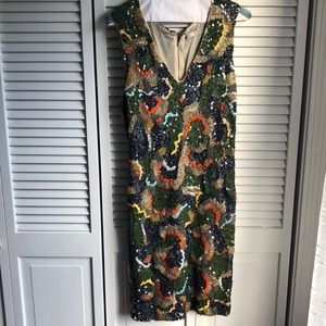 Wedding guest dress with gorgeous beading